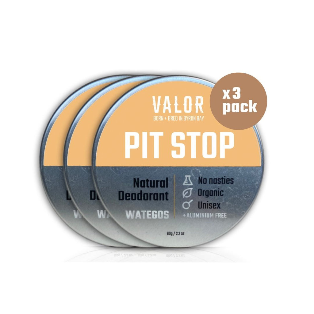 Pit Stop Deodorant (Wategos - Grapefruit & Cedarwood) - Valor Organics