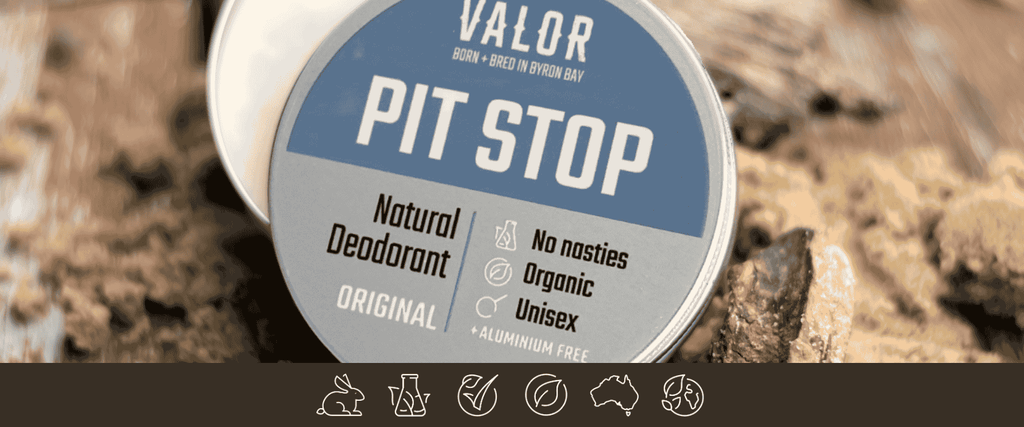 Pit stop natural deodorant in Original scent
