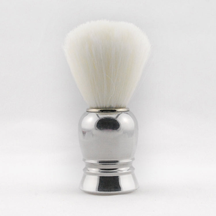 Luxury shaving brush for men with aluminium handle and natural bristles