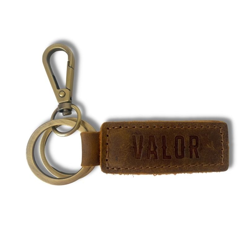 Leather Keychain - Valor Organics