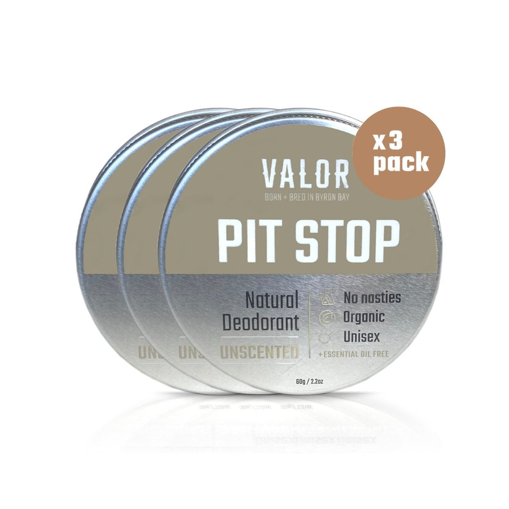 Pit Stop Deodorant (Unscented/Fragrance Free) - Valor Organics