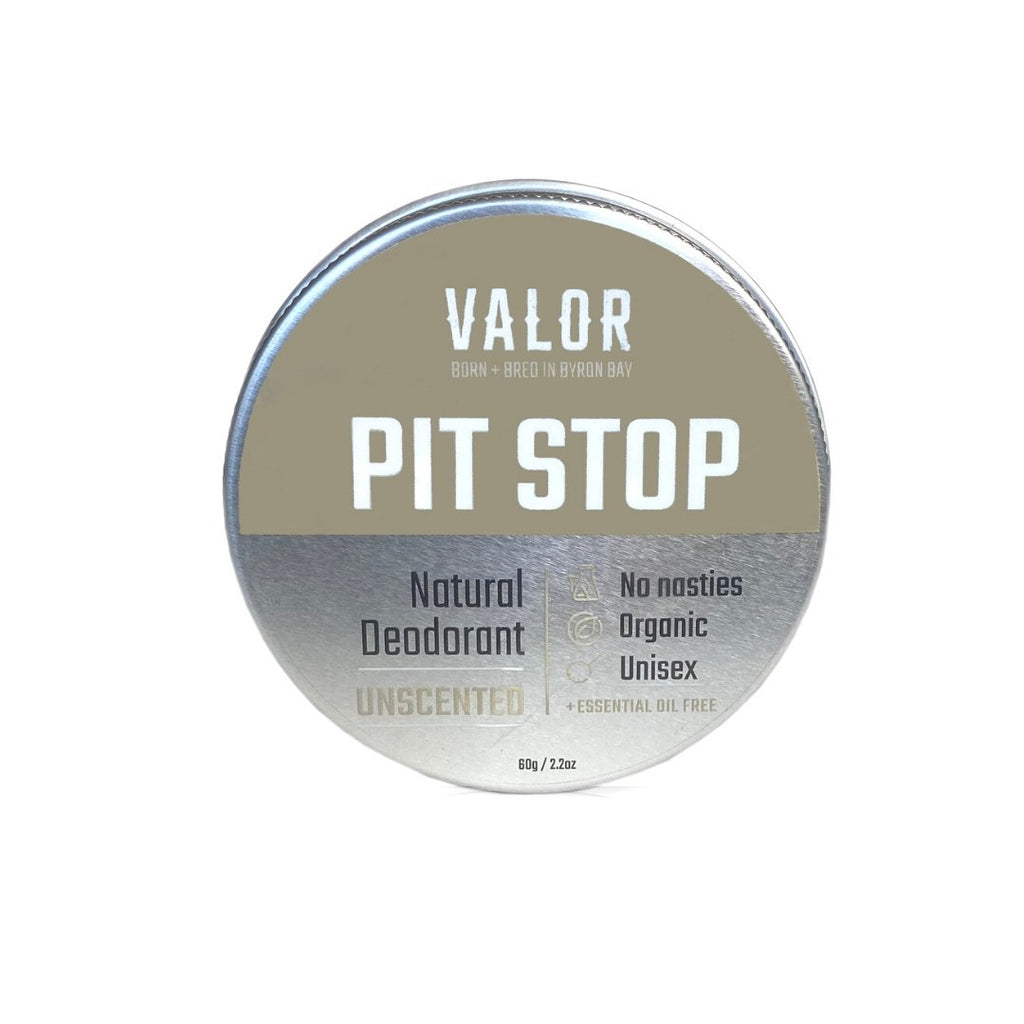 Pit Stop Deodorant (Unscented/Fragrance Free) - Valor Organics