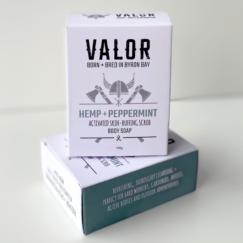 Workers Soap (Peppermint, Sweet Grapefruit & Hemp) - Valor Organics